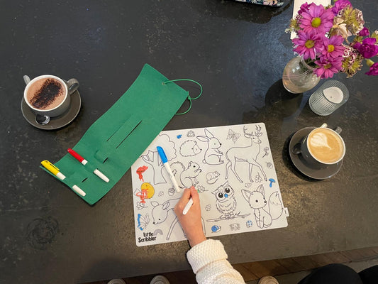 Little Scribbler Reusable Colouring Mats: Unleash Creativity, Embrace Sustainability