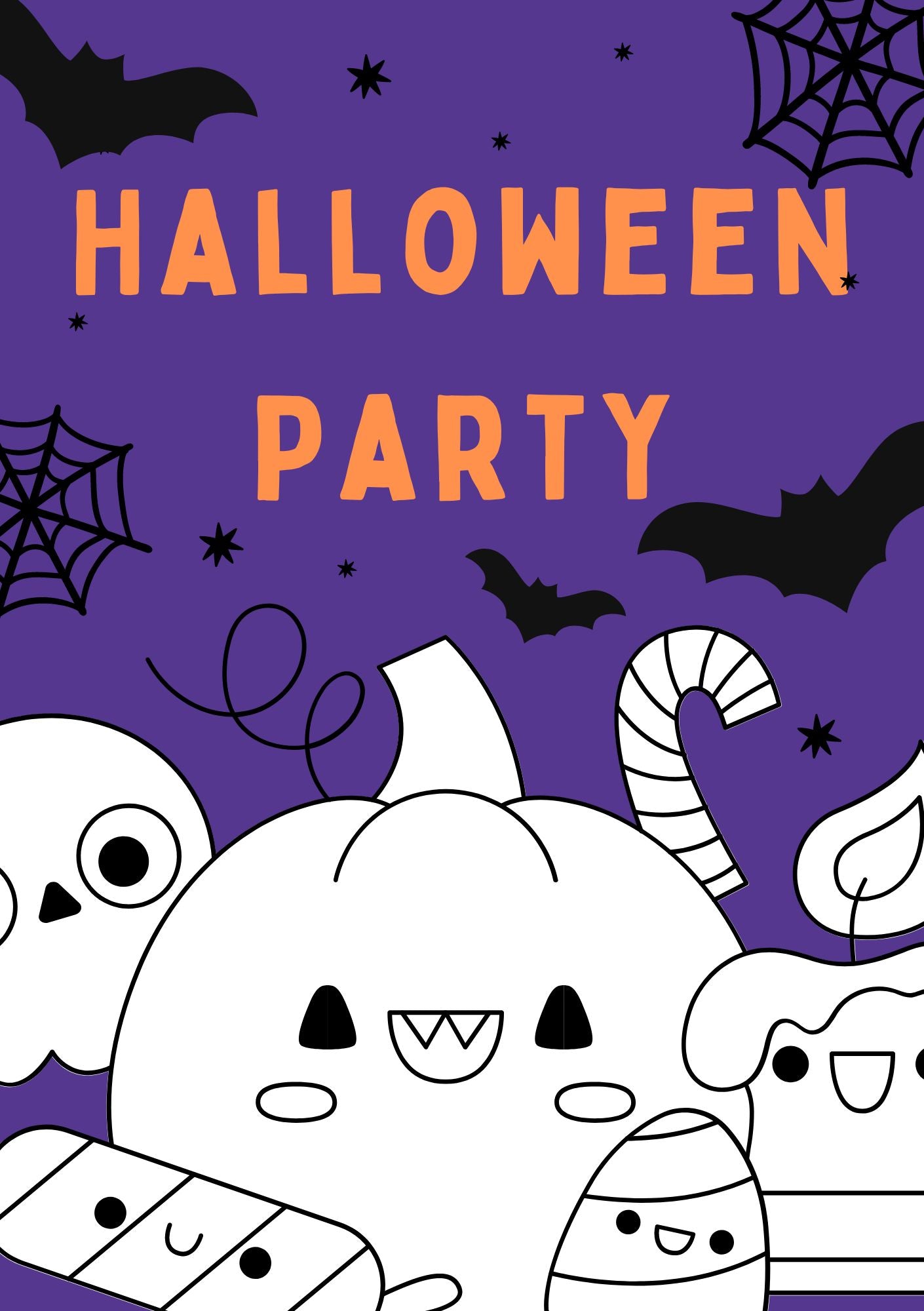 PDF Halloween Colouring book - Digital Download