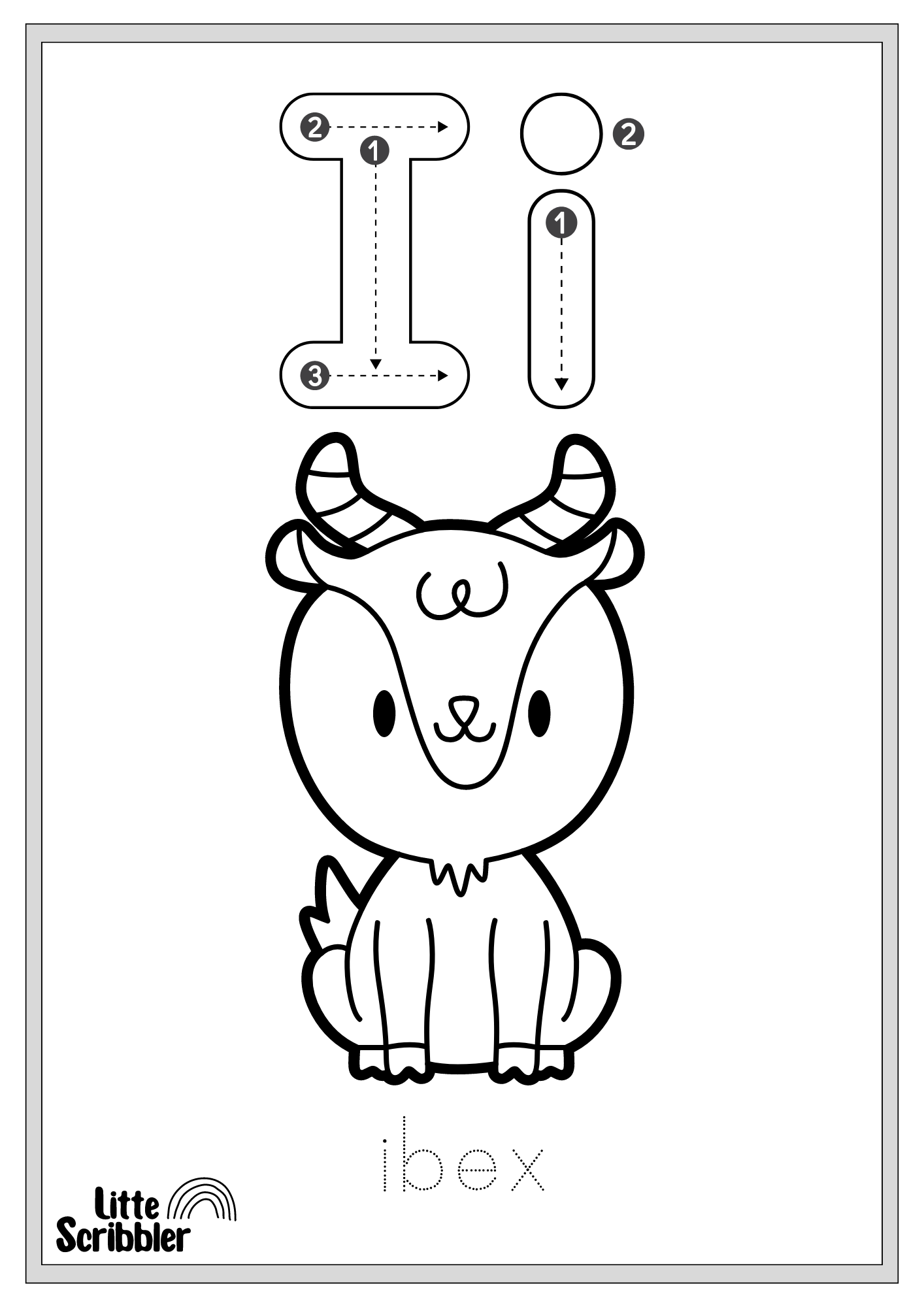 Fun Alphabet Colouring Book - Digital Download