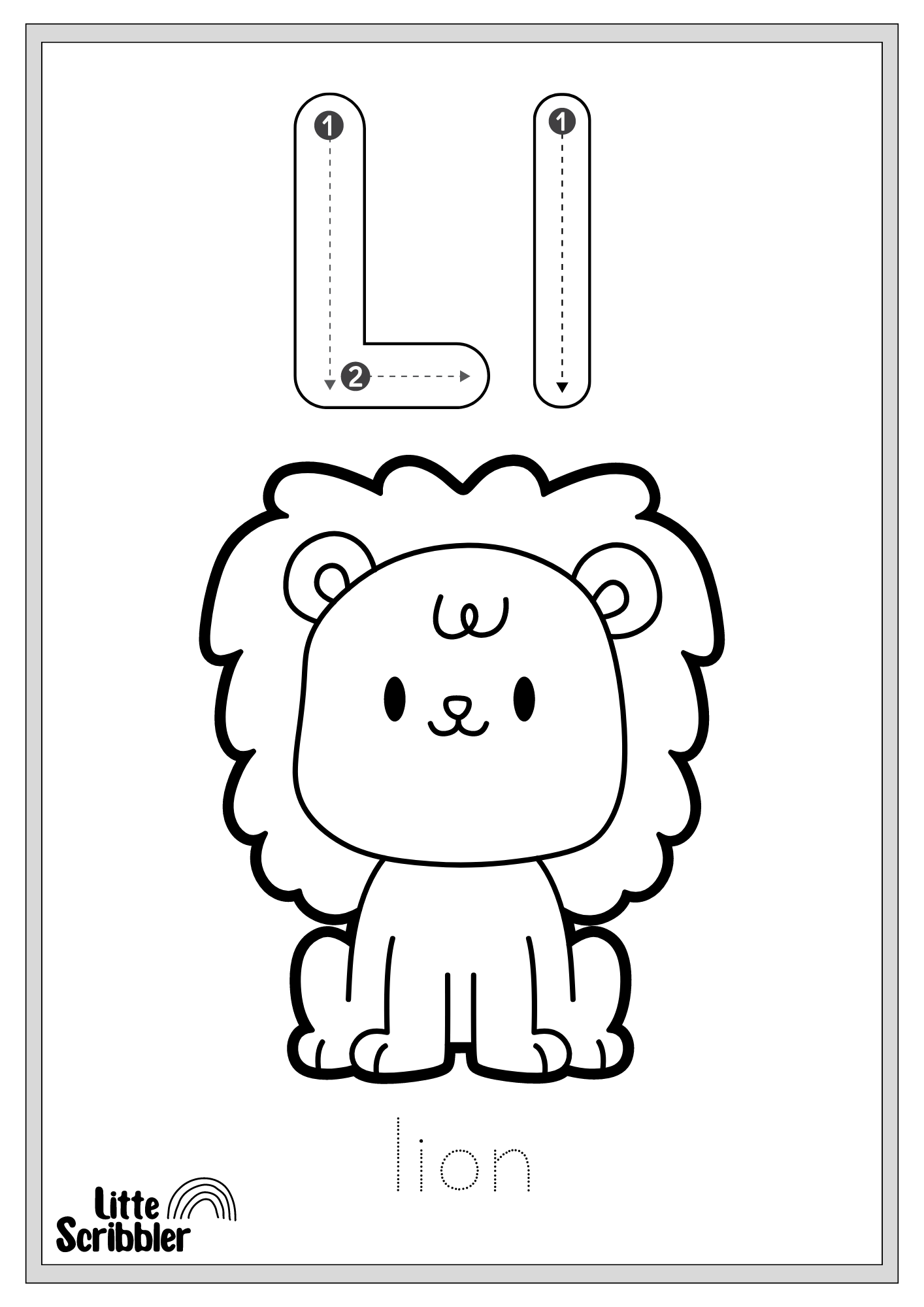 Fun Alphabet Colouring Book - Digital Download