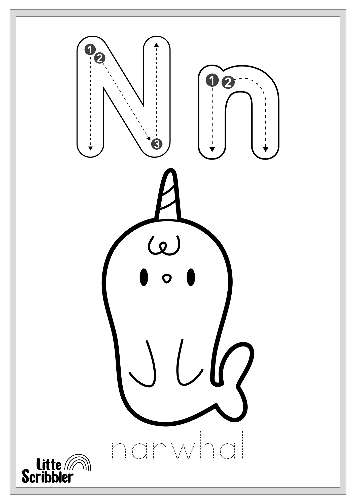 Fun Alphabet Colouring Book - Digital Download