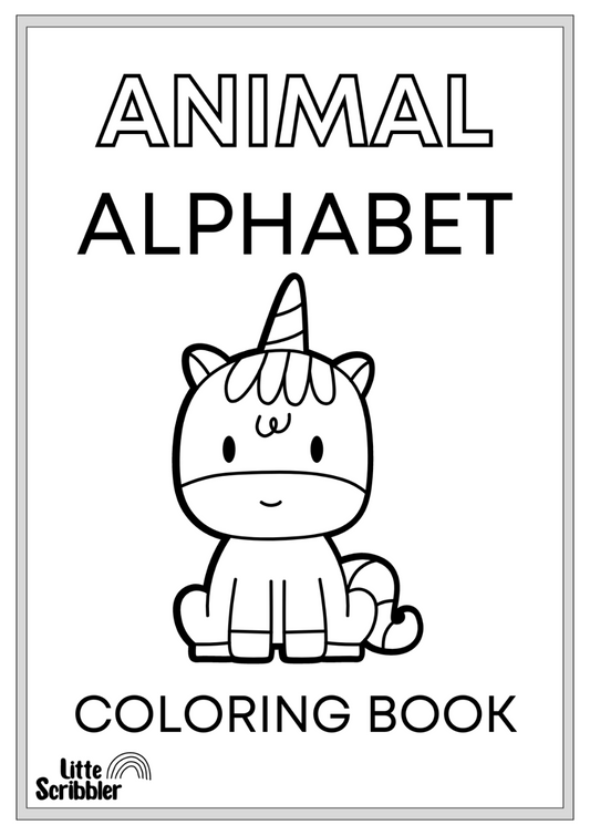 Fun Alphabet Colouring Book - Digital Download