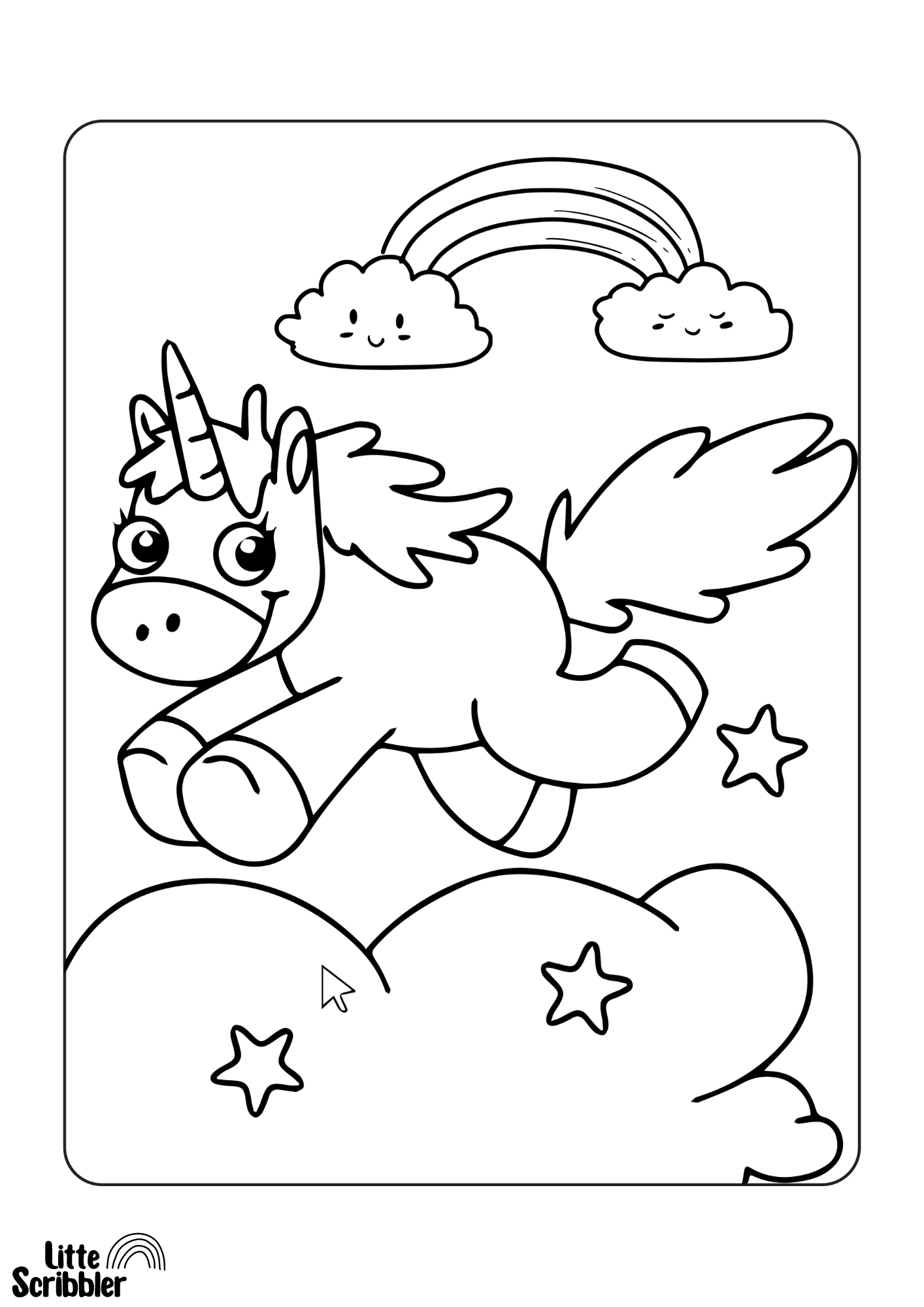 Magical Unicorn Colouring Book - Digital Download