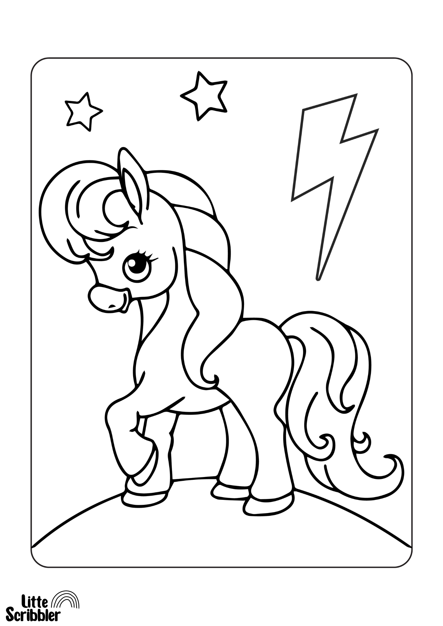 Magical Unicorn Colouring Book - Digital Download