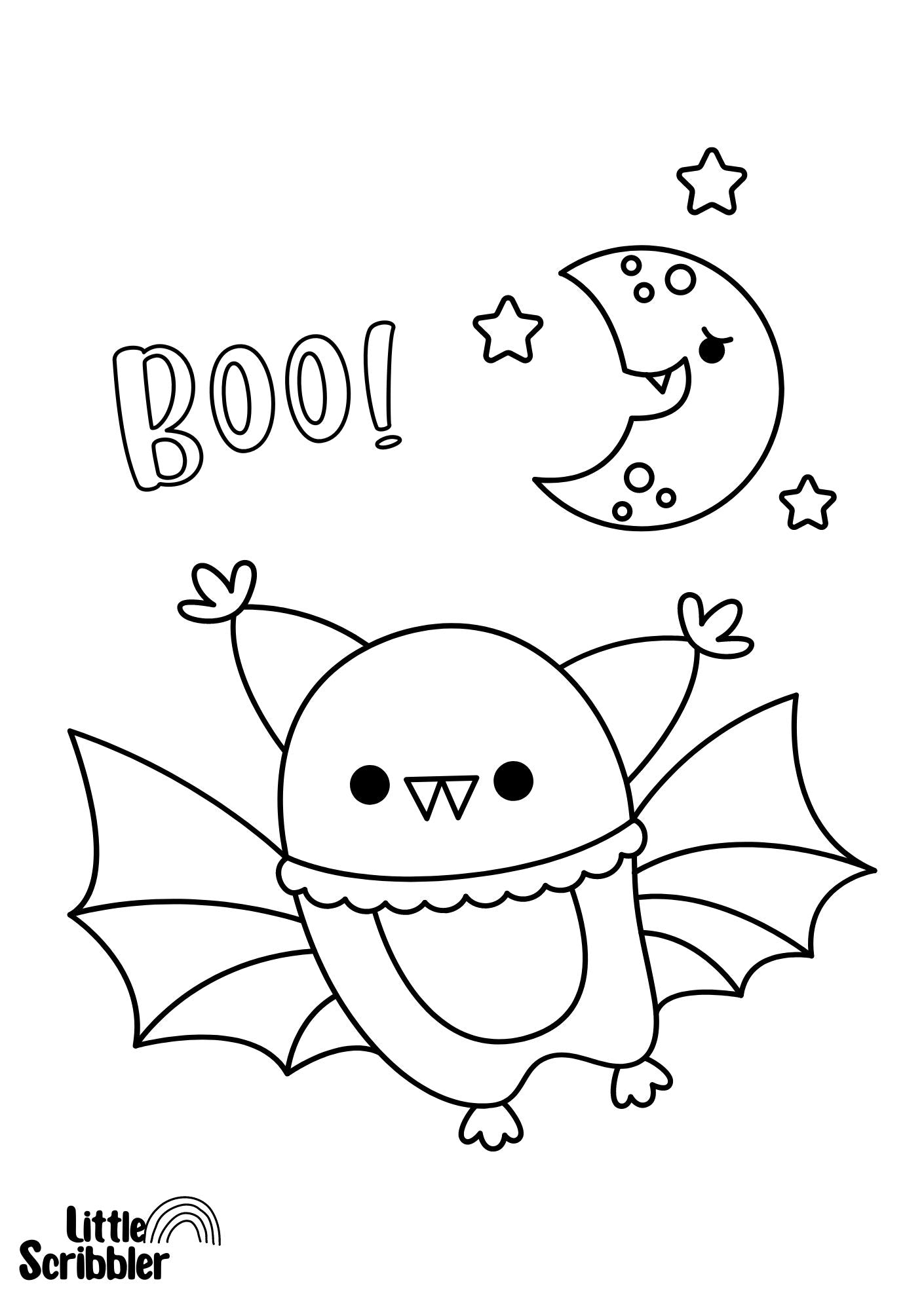 PDF Halloween Colouring book - Digital Download