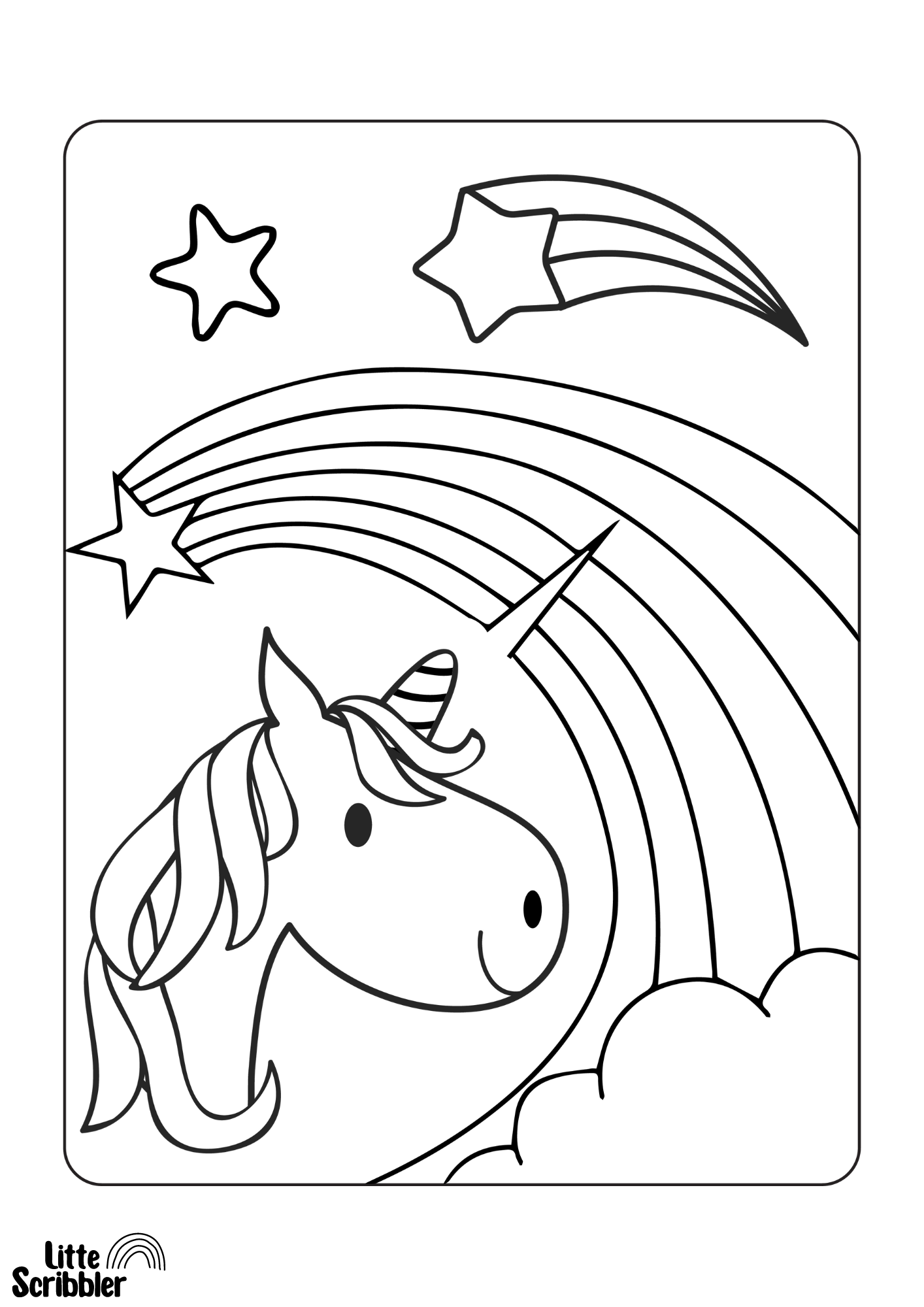 Magical Unicorn Colouring Book - Digital Download