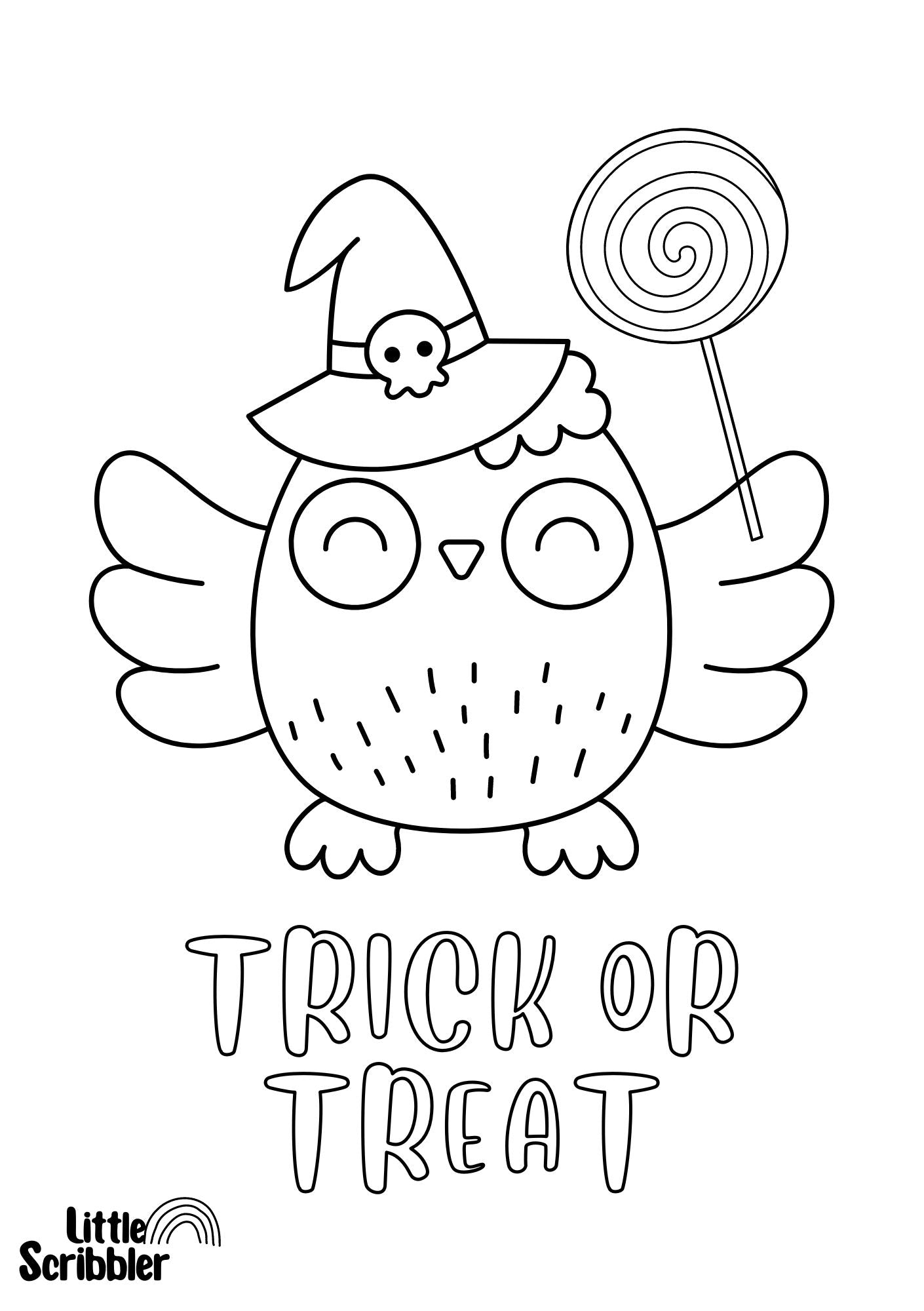 PDF Halloween Colouring book - Digital Download