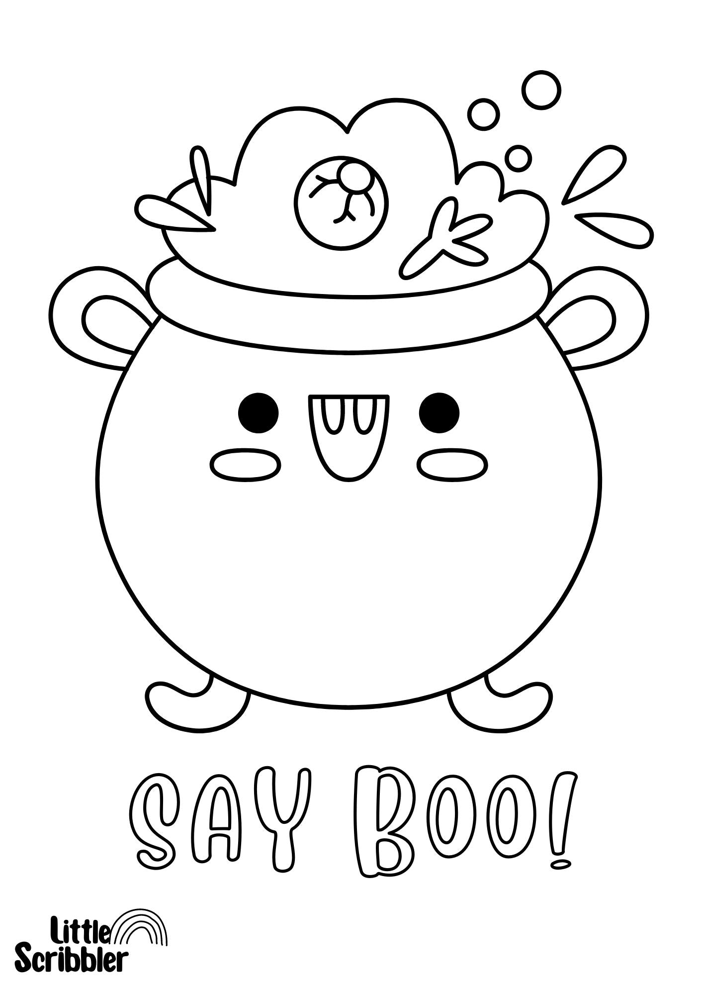 PDF Halloween Colouring book - Digital Download