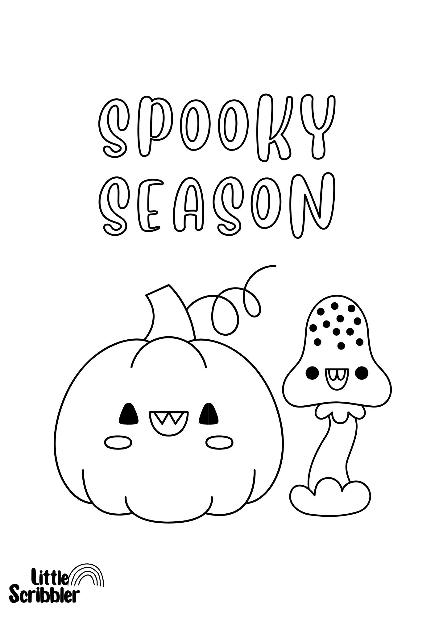 PDF Halloween Colouring book - Digital Download