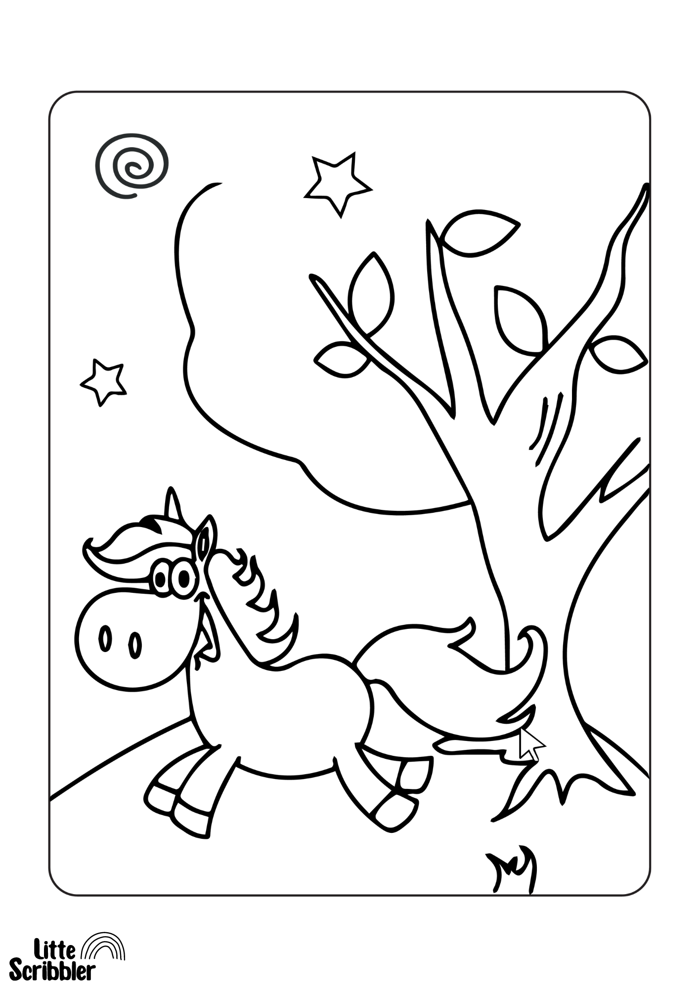 Magical Unicorn Colouring Book - Digital Download