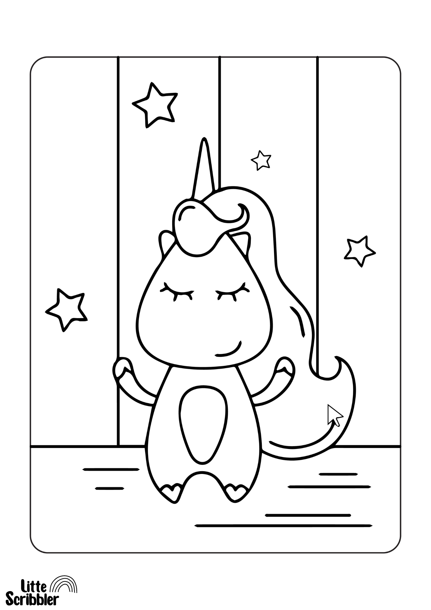 Magical Unicorn Colouring Book - Digital Download